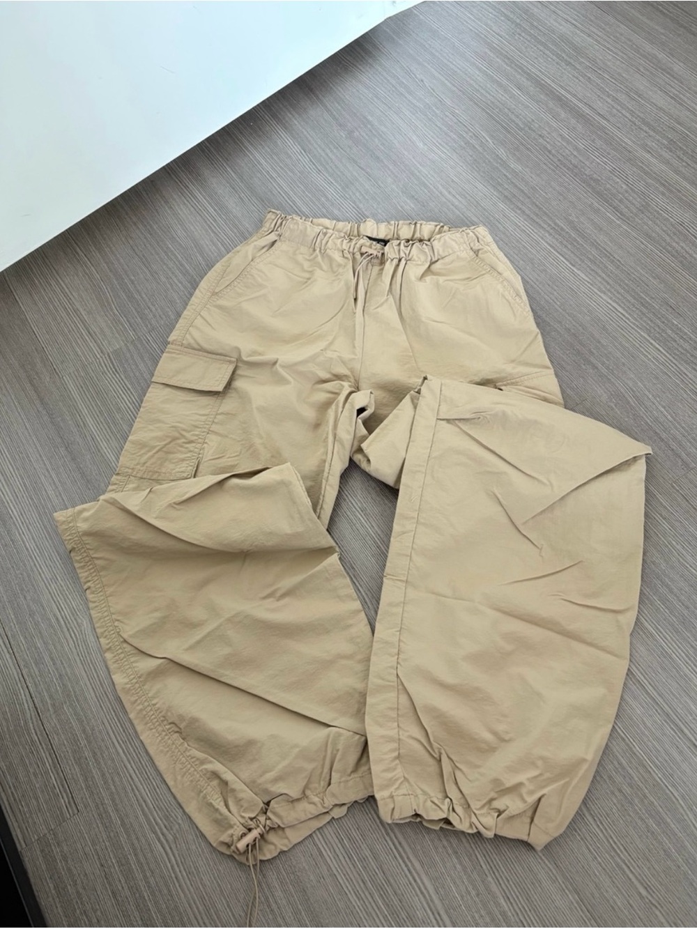 Beige cargo pants